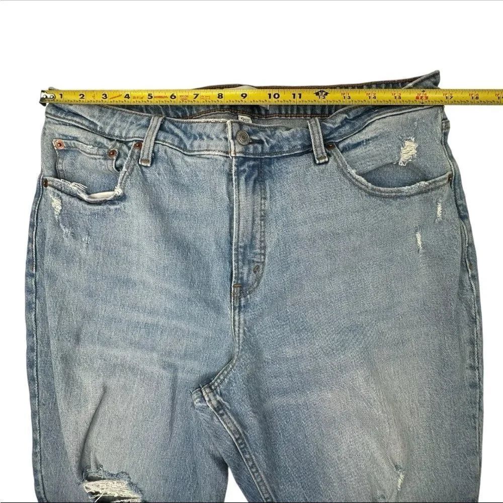 Abercrombie & Fitch Curve Love The Skinny High Rise Size 16R Waist 33 Blue Jeans - Picture 6 of 15